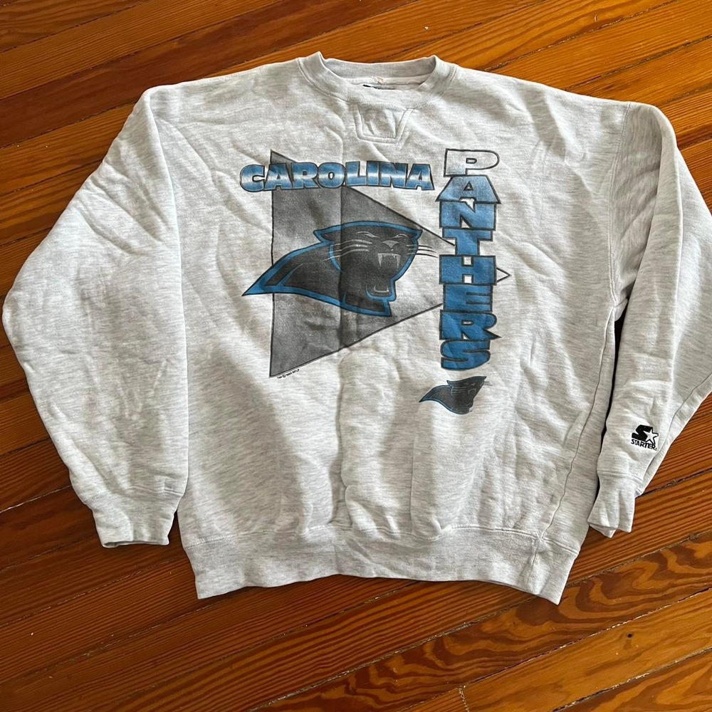 1990s Carolina Panthers Starter NFL crewneck size L